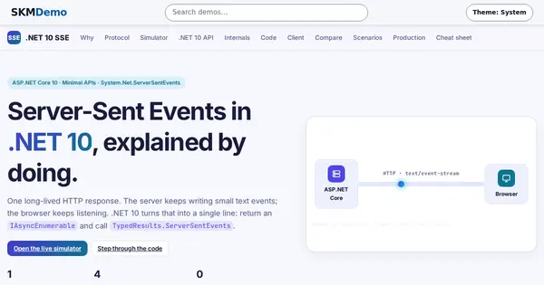 Preview of .NET 10 Server-Sent Events